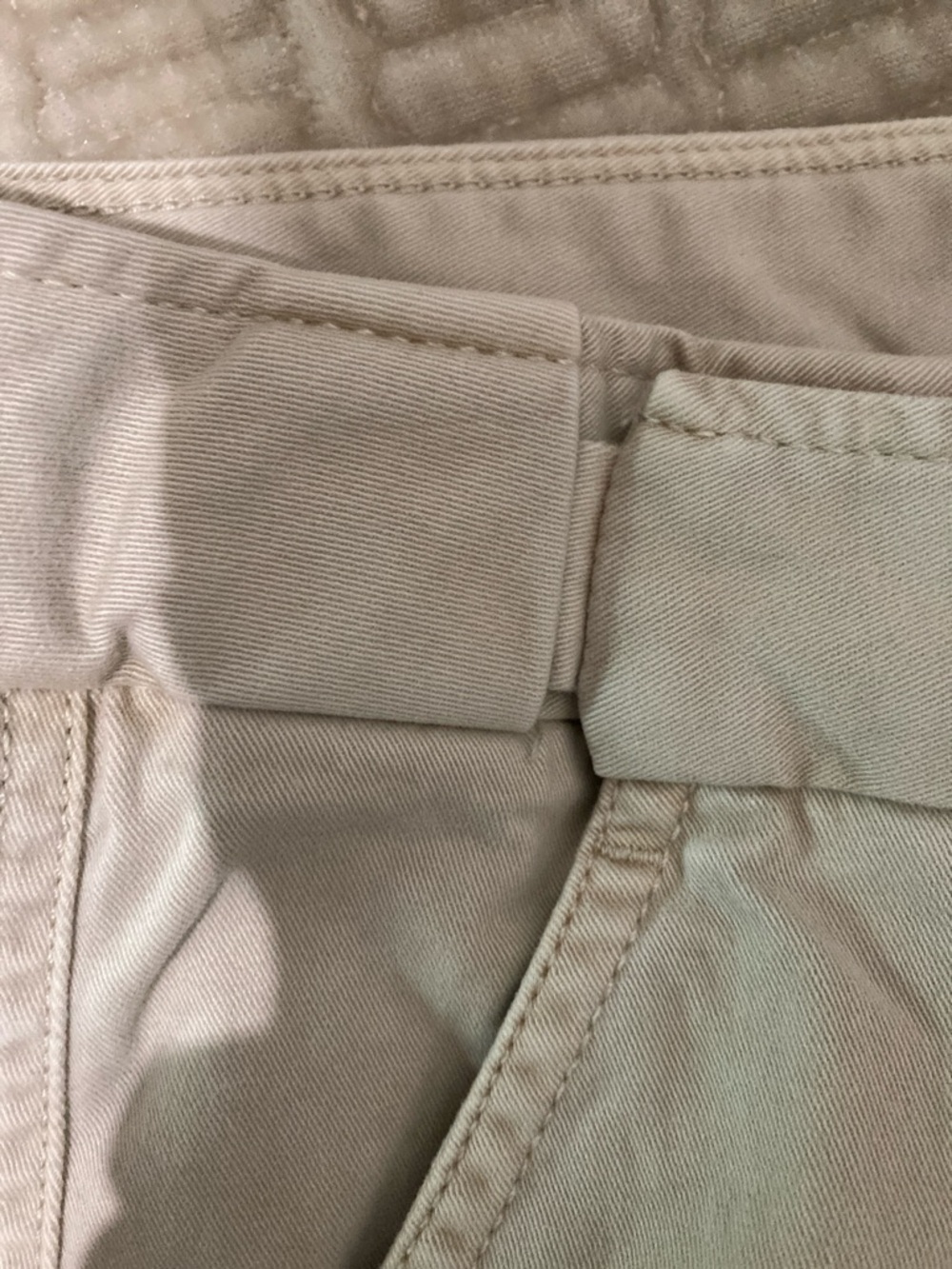 Coldwater Creek women’s Light Beige Straight-Leg Chinos, size 14 petite - Picture 3 of 7